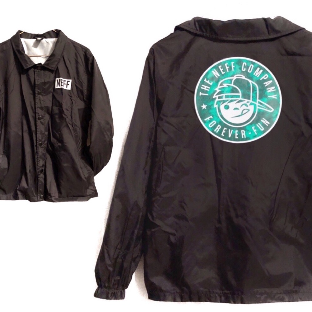 Neff Forever Fun Logo Nylon Windbreaker Jacket